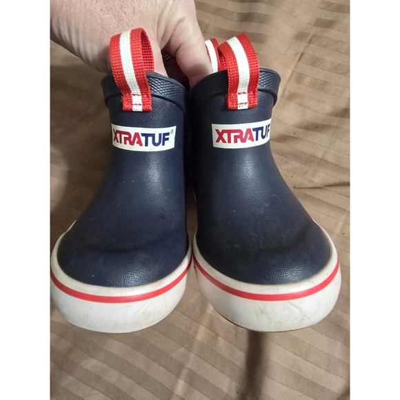 Xtratuf Kid's Ankle Deck Boot - Navy size 7M Toddler - Picture 6 of 7